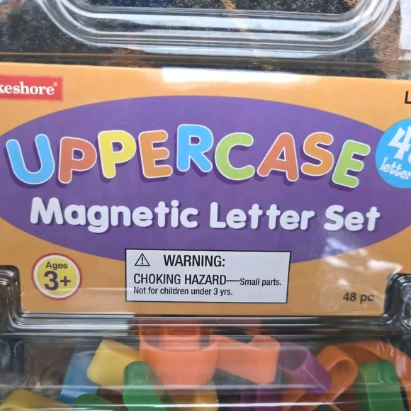 BRAND NEW Magnetic Alphabet Letters Uppercase 48 pieces- Lakeshore - Picture 3 of 3